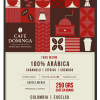 DOMIGA-GRANO-02 Café en Grano Colombia 250 g – 100% Arábico